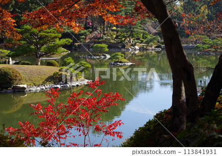 Hiroshima: Autumn leaves at Shukkeien Hiroshima: Autumn leaves at Shukkeien 113841931