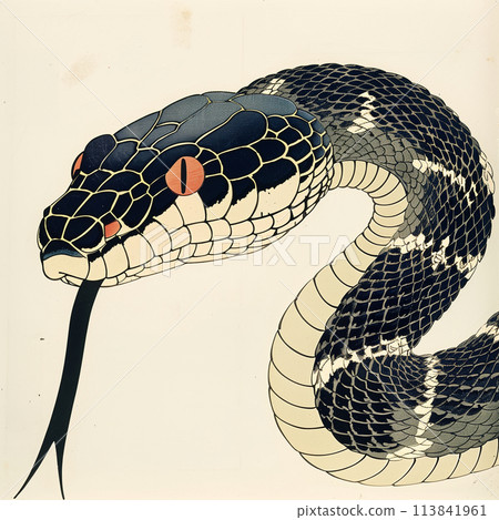 浮世繪蛇 113841961