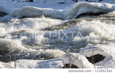 waterfall Storforsen waterfall Storforsen 113842562
