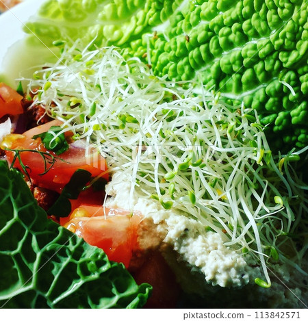 healthy vegan green food 113842571