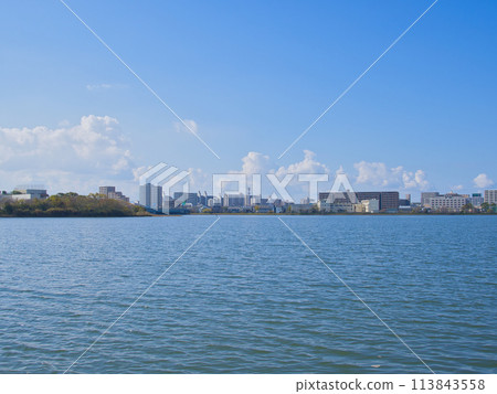 隔河眺望福岡市 隔河眺望福岡市 113843558