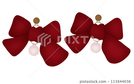 Bow earrings  113844036