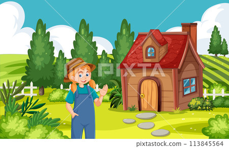 Friendly Farmer by Cozy Cottage 113845564