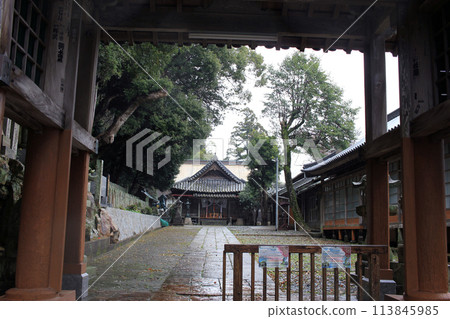 March 23, 2024: Tsushima Island Travel Hachimangu Shrine, Tsushima Island, Nagasaki Prefecture, Japan March 23, 2024: Tsushima Island Travel Hachimangu Shrine, Tsushima Island, Nagasaki Prefecture, Japan 113845985
