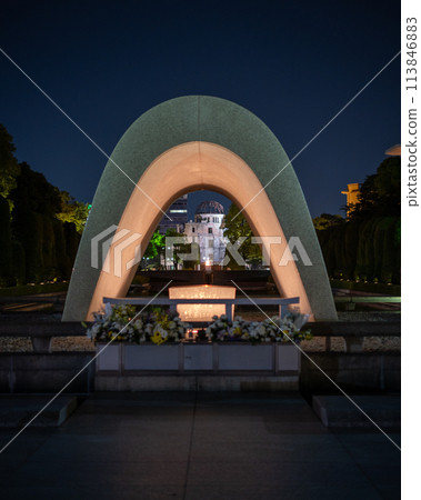 廣島和平紀念館的夜晚 廣島和平紀念館的夜晚 113846883
