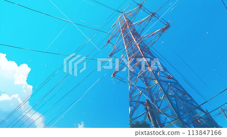 Power line tower 11 Power line tower 11 113847166