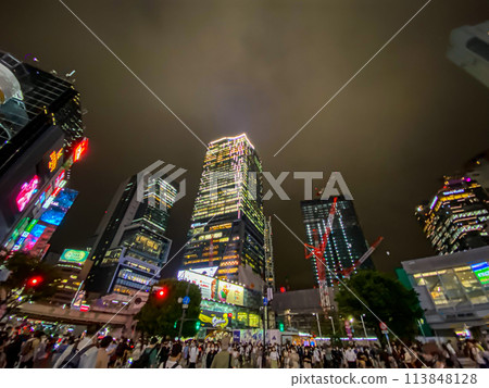 Shibuya in 2023, as major renovation work progresses 113848128