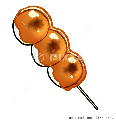 簡單的御手洗團子插圖 113848529