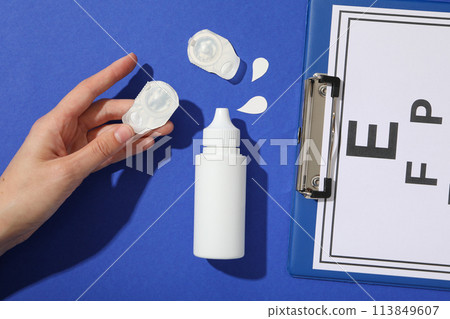 Contact lenses for eyes with lens liquid Contact lenses for eyes with lens liquid 113849607