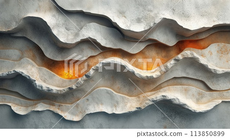 stone texture with waves, abstract background 113850899