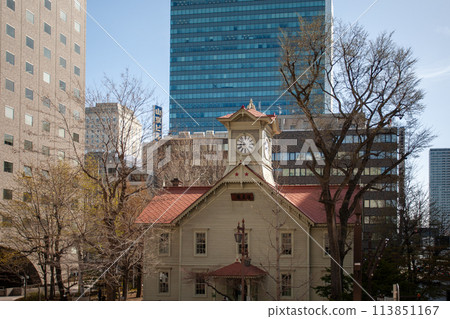 Sapporo clock tower Sapporo clock tower 113851167