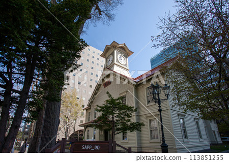 Sapporo clock tower 113851255