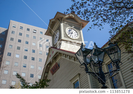 Sapporo clock tower Sapporo clock tower 113851278