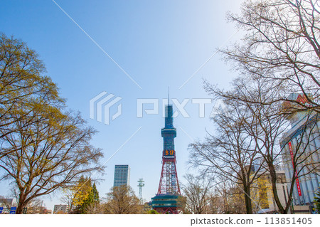 Sapporo clock tower 113851405
