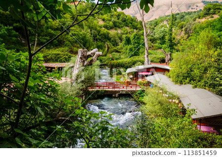 Blue Eye Lake Park in Albania 113851459