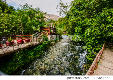 Blue Eye Lake Park in Albania Blue Eye Lake Park in Albania 113851462