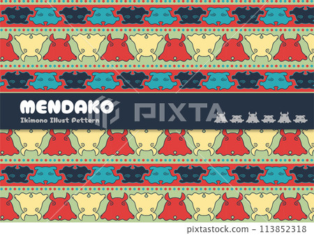 生物插圖圖案 Mendako 生物插圖圖案 Mendako 113852318