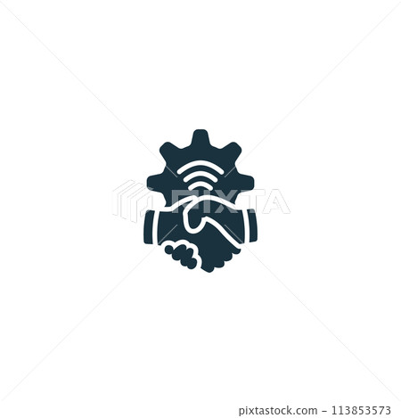 Online Collaboration Tools icon. Monochrome simple Remote Work icon for templates, web design and infographics Online Collaboration Tools icon. Monochrome simple Remote Work icon for templates, web design and infographics 113853573