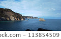blue sea and sky 113854509
