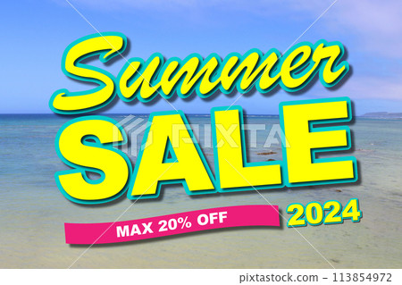 2024 年夏季特賣插圖，最高折扣 20% 113854972