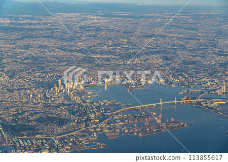 橫濱港 東京灣 空拍照片 空拍照片 113855617