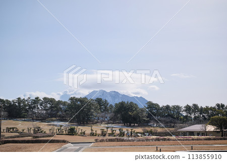 Landscape of Yoshino Park in winter 113855910