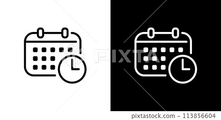 工作生活平衡線繪製圖標 113856604