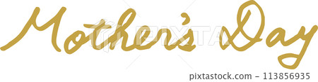 Mother's Day, Letters, Cursive, English, Handwritten Mother's Day, Letters, Cursive, English, Handwritten 113856935