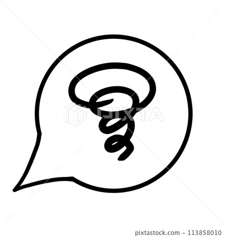 Speech bubble (confused 1, bottom left) Speech bubble (confused 1, bottom left) 113858010