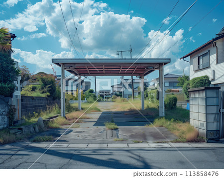 Old carport 113858476
