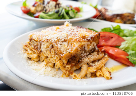 希臘傳統菜餚穆薩卡 113858706