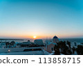 Sunset on Santorini 113858715