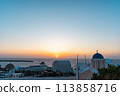 Sunset on Santorini 113858716