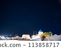 Santorini starry sky 113858717