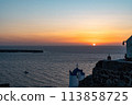 Sunset on Santorini 113858725