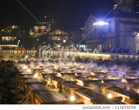 Kusatsu溫泉yuba領域夜視圖 113859298