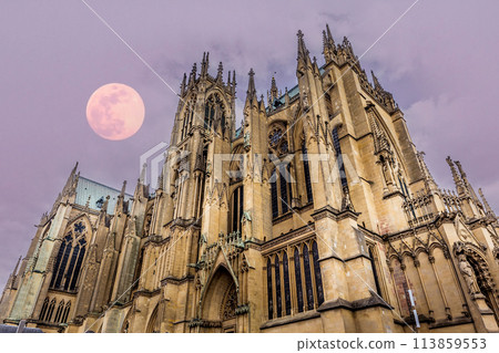 exteriors of the cathedral, Metz, France exteriors of the cathedral, Metz, France 113859553