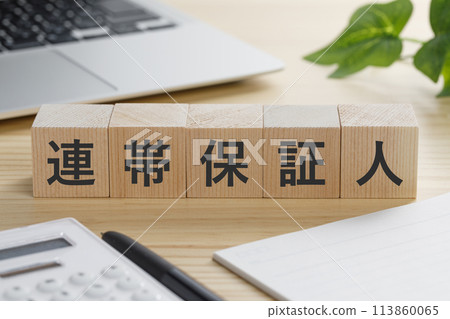 A building block with the word "guarantor" written on it A building block with the word "guarantor" written on it 113860065