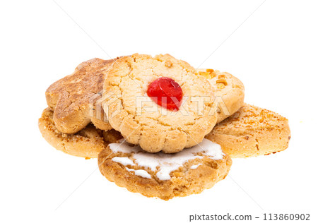 spanish cookies isolated 113860902