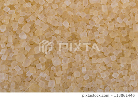 Brown sugar crystals texture background Brown sugar crystals texture background 113861446