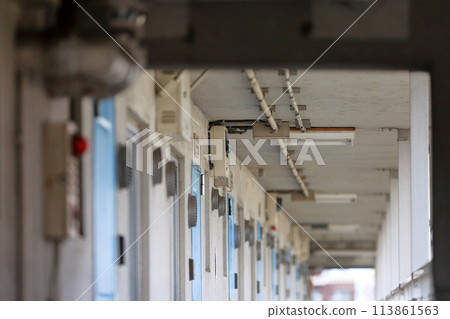 公共住宅開放式走廊的形象 113861563