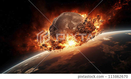 Asteroid Impact On Earth 113862670