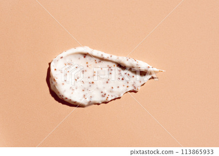 Natural scrub swatch smear 113865933