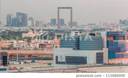 The rhythm of the city of Dubai aerial timelapse The rhythm of the city of Dubai aerial timelapse 113866000