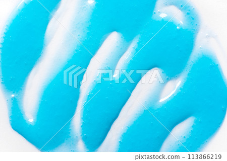 Blue shampoo gel texture Blue shampoo gel texture 113866219