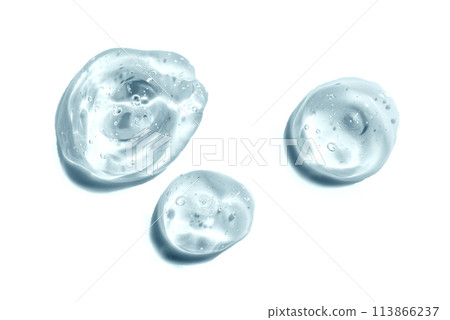 Glycerin or silicone gel drops 113866237