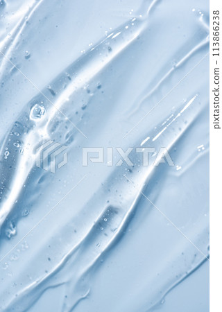 Clear cosmetic gel texture 113866238