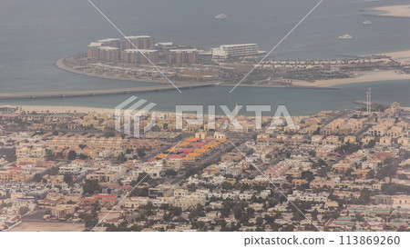 Aerial view of Dubai man made Daria Island, Dubai, United Arab Emirates Aerial view of Dubai man made Daria Island, Dubai, United Arab Emirates 113869260