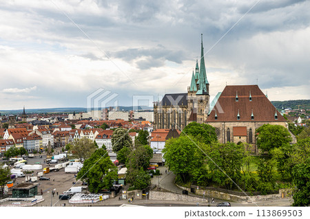 Erfurt Cathedral and Collegiate Church of St Mary, Erfurt, Germany. 113869503