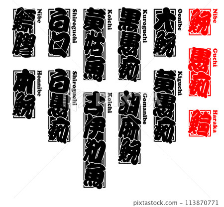 筷子 Senjafuda 標籤羅馬字 113870771